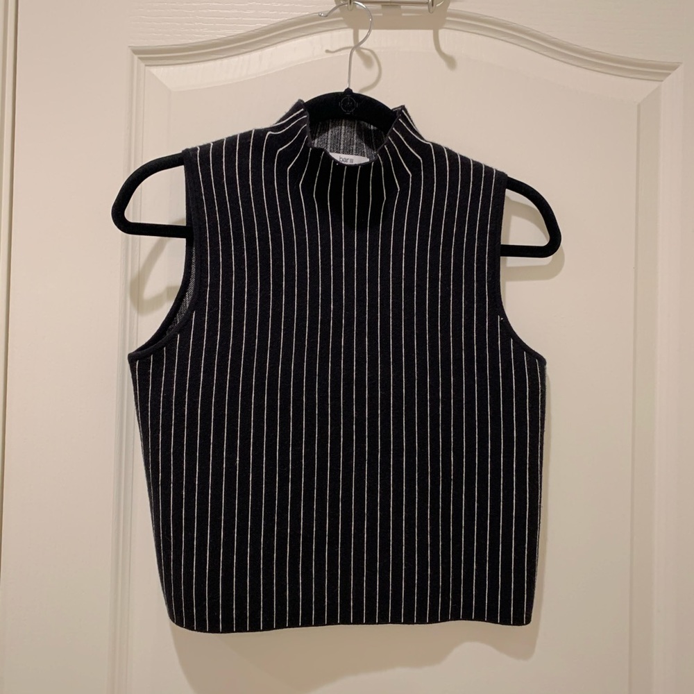 bar III mock neck tank